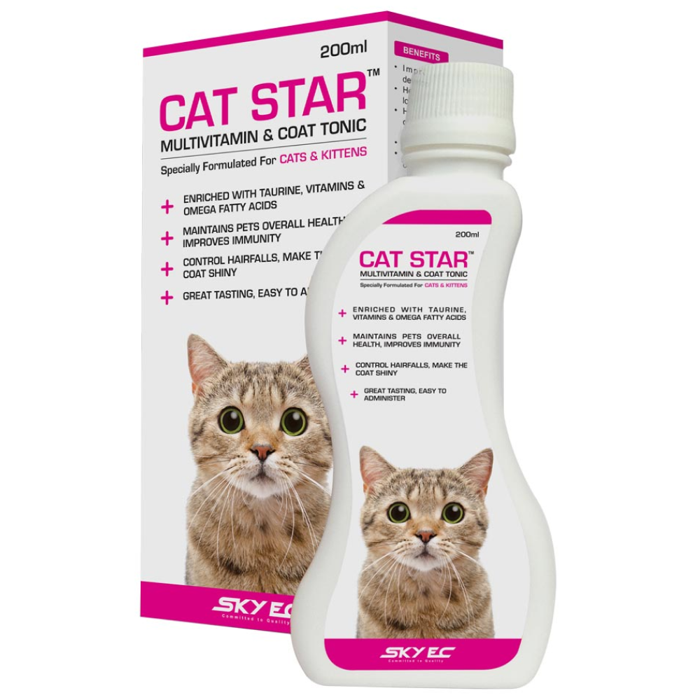 Buy Skyec Cat Star Syrup Multivitamin for Cats & Kittens